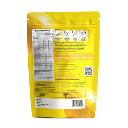 What's Up Wellness Daily Electrolytes Powder - Punchy Lime Flavour | Zero Added Sugar | Instant Hydration - Sodium, Potassium, Magnesium & Zinc | Vegan | 15 Sachets