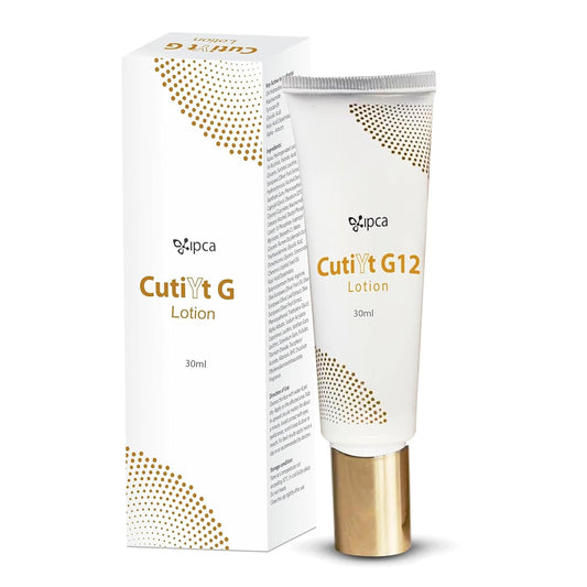 Ipca CUTIYT G12 Lotion – 30ml Body Care Lotion for Uneven Skin Tone & Texture, Helps Reduce Appearance of Dark Patches, Smoothening Formula for Elbows, Knees & Neck