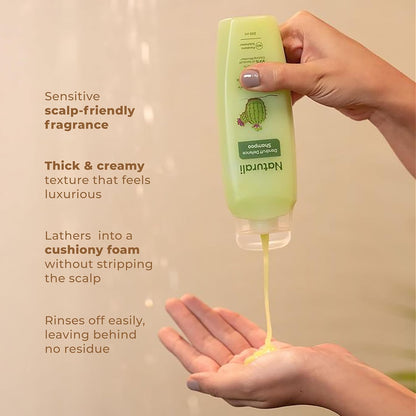 Naturali Australian Tea Tree Non-Drying Dandruff Defence Shampoo 200 ml | Removes Dandruff from Source | Soothes Itching, Irritation | Strong & Smooth Hair | For Men & Women | No Sulphate No Paraben
