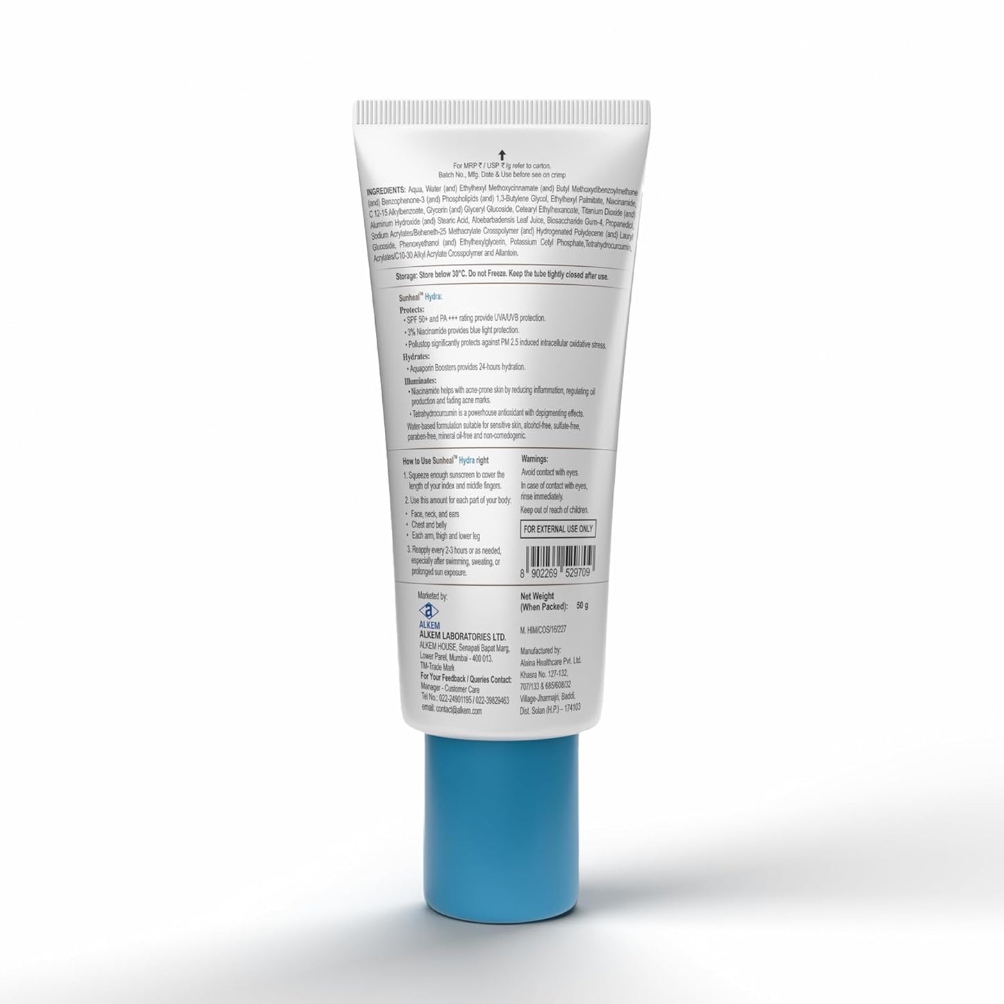 SUNHEAL Hydra hydrating sunscreen lotion SPF 50+ PA +++