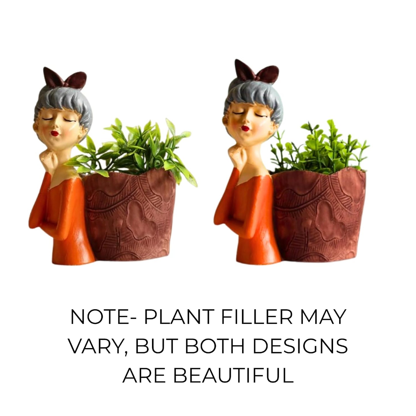 Kawai Homes Showpiece for Home Decor - Cute Table Resin Miniature Decorative Stylish Figurines Items for Living Room Kitchen Kids Bedroom Study Room Decoration Accessories (Basket Girl)