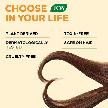Joy Anti Dandruff Shampoo with Tea Tree, Ginger & Lemon for Dry & Itchy Scalp (340ml) | 4 in 1 Conditioning Shampoo for Dandruff Control & Soft Hair | Vegan & Paraben Free | For Men & Women