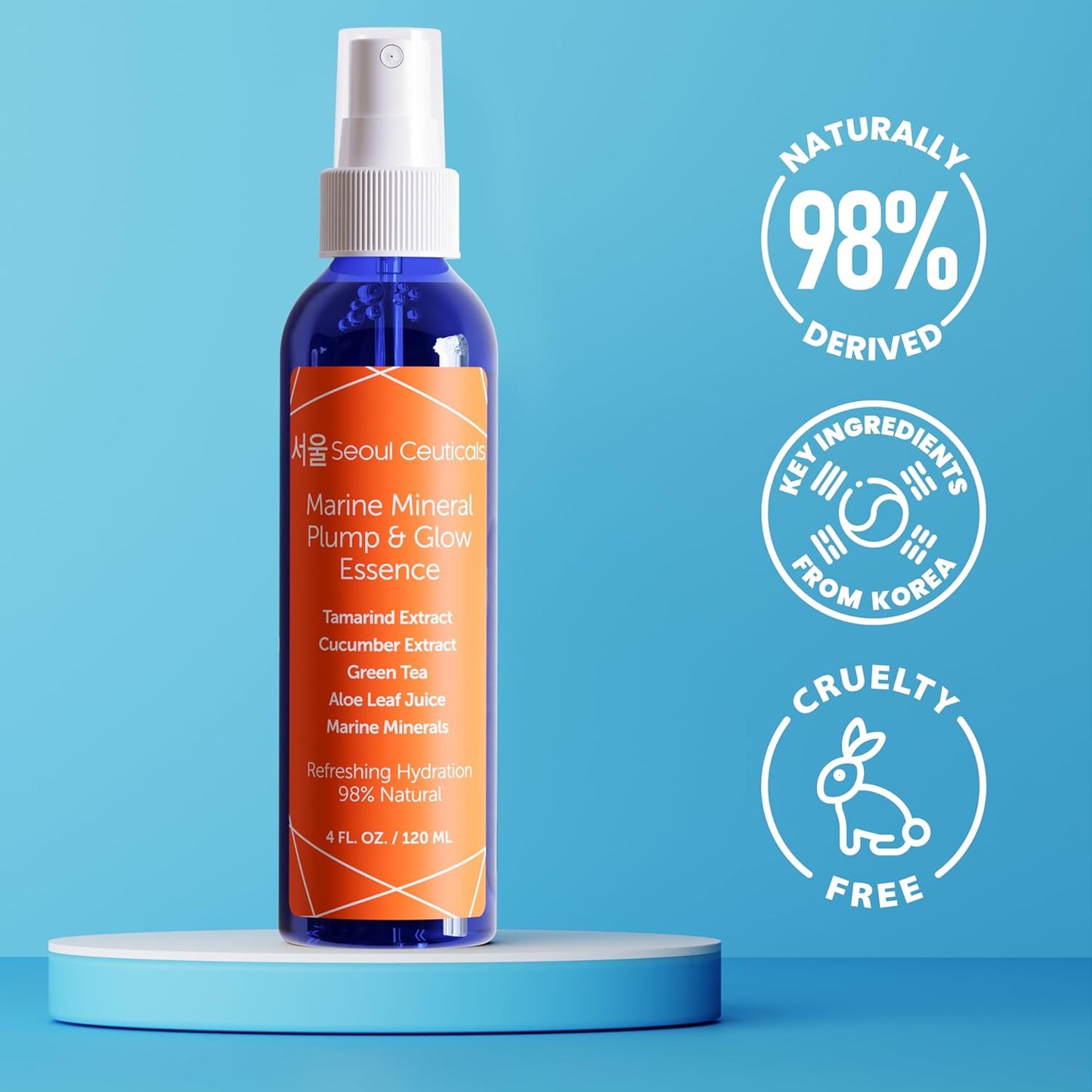 Seoul Ceuticals ONESTA Rosemary Water Growth Spray with Panthenol -Filtrate with Centella Anti Hair Fall & DHT Blocker Mist for Thicker Stronger - Sulphate & Paraben Free Hair Spray for Men & Women K-Beauty 100ml