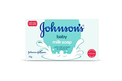 Johnson's Baby Milk Soap (with New Easy Grip Shape), 75g