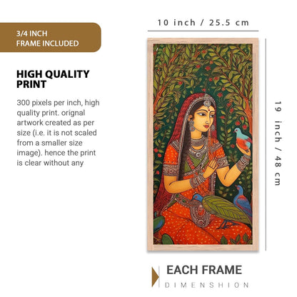 Premium Digital Painting with Frame for Home Decoration | Vibrant City Painting for Living Room Bedroom Office Room Wall Decor Set of 3 (Art 2, 10x19 inch)