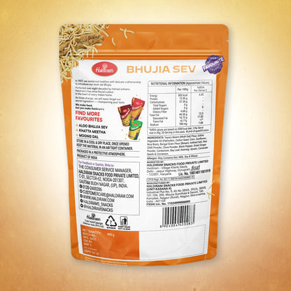 Haldiram's Nagpur Bhujia Sev, Spicy, 400 Gram