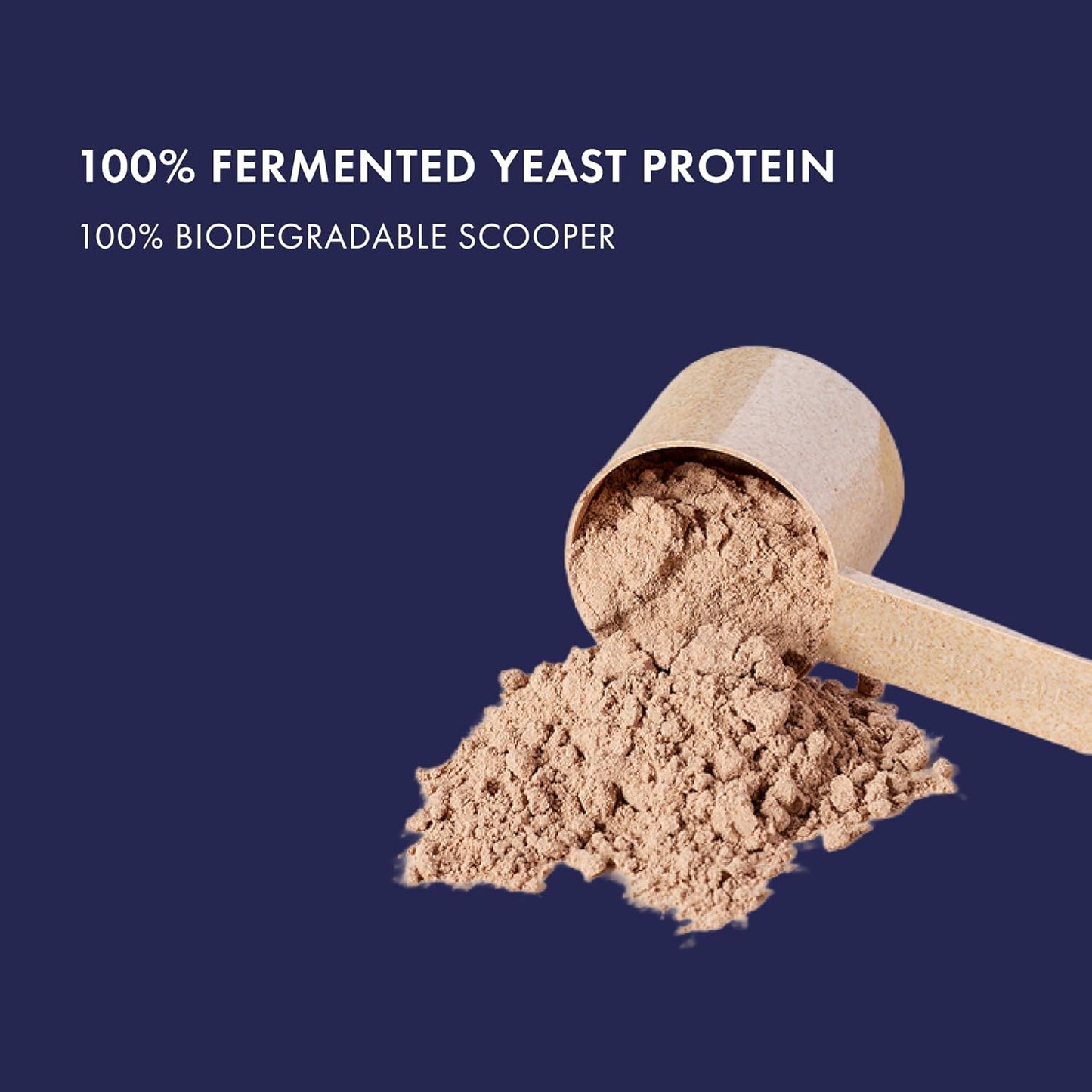 Cosmix Fermented Yeast Protein Powder | 24g Protein | Pure Single-Source Plant Protein | Made In-House | Smooth, Crazy tasty & Gut-Friendly | Chikmagalur Mocha, 500g Pouch