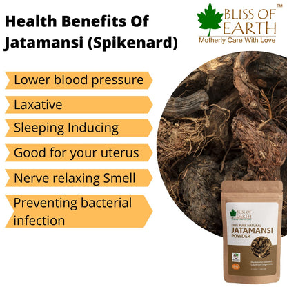 Bliss of Earth® 100% Pure & Natural Jatamansi Powder+100% Pure & Natural Shikakai Powder | 100GM | Acacia Concina | Gorgeous hair Naturally | Traditional Hair Cleanser & Conditioner (Pack of 2)