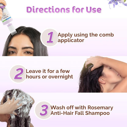 Mamaearth Rosemary Hair Growth Oil with Rosemary & Methi Dana for Promoting Hair Growth - 150 ml | Controls Hair Fall | Strengthens Hair
