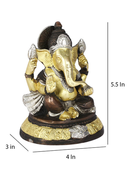 God Ganesha Brass Idol Elephant Success Lord Ganesh Sculptures