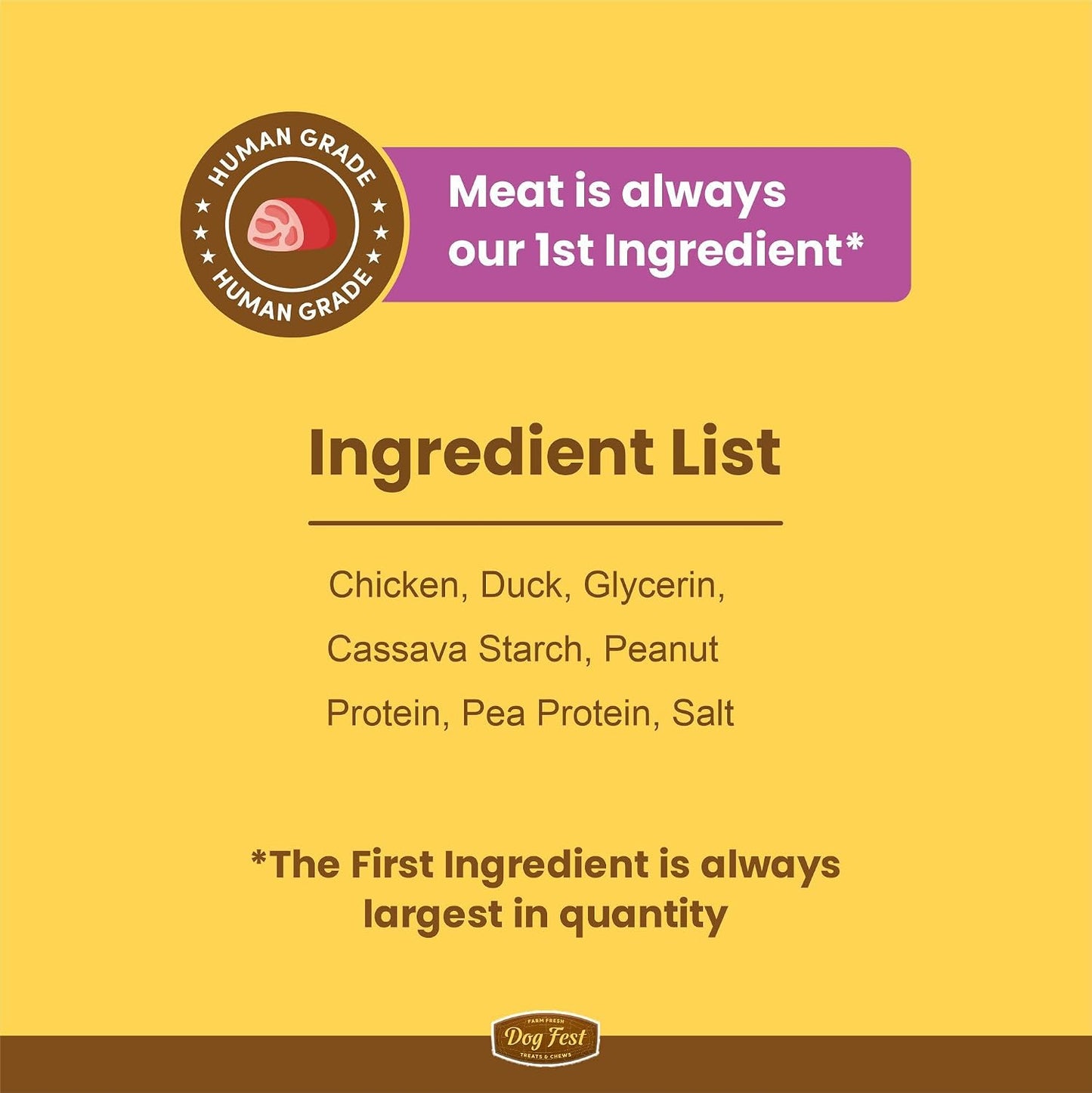 BarkButler x Dogfest Meaty Coins Treats for Dogs| Meat-First | Human Grade | Natural Ingredients | 0% Artificial Colours & Preservatives |Dog Treats for Adult Dog | 90g