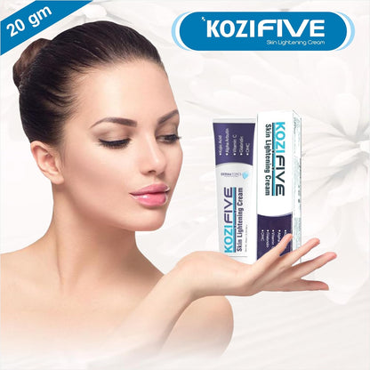 Skin Lightening Cream With Kojic Acid, Alpha Arbutin, Vitamin C, Glabridin, OMC 20 Gm