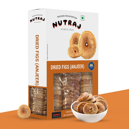 Nutraj Afghani Anjeer Dried 500g Pack | Figs | Dry Fruits | Nuts | Grocery Items