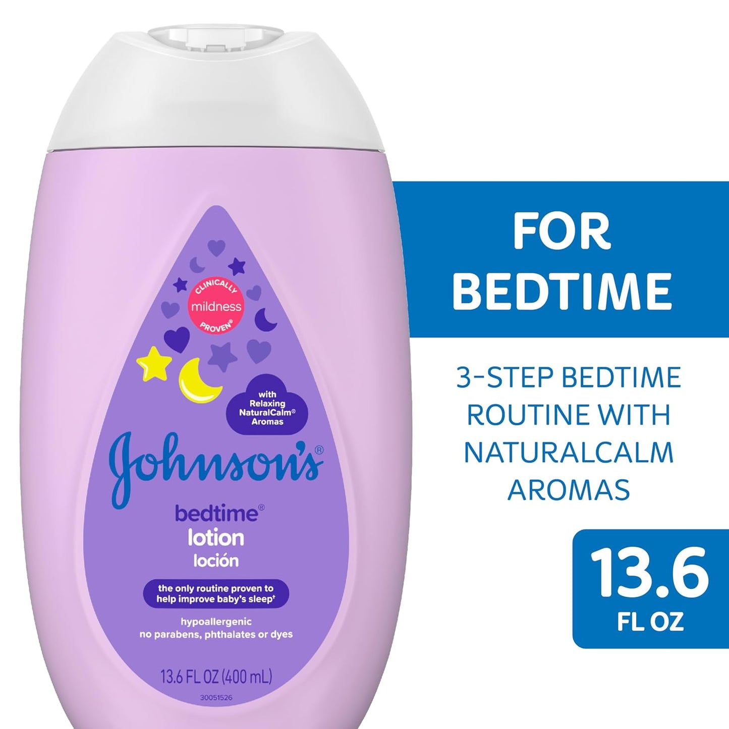 Johnsons Baby Bedtime Lotion by Johnson and Johnson for Kids - 13.6 oz Lotion
