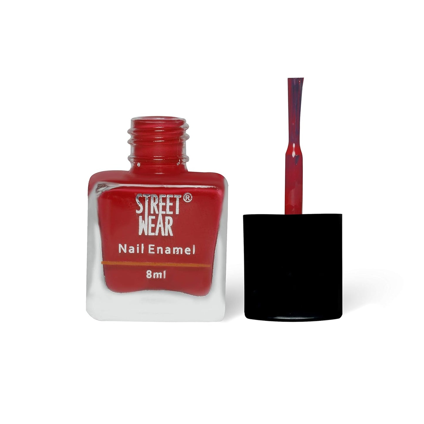 Street Wear Nail Enamel, Krazy Red, 8ml