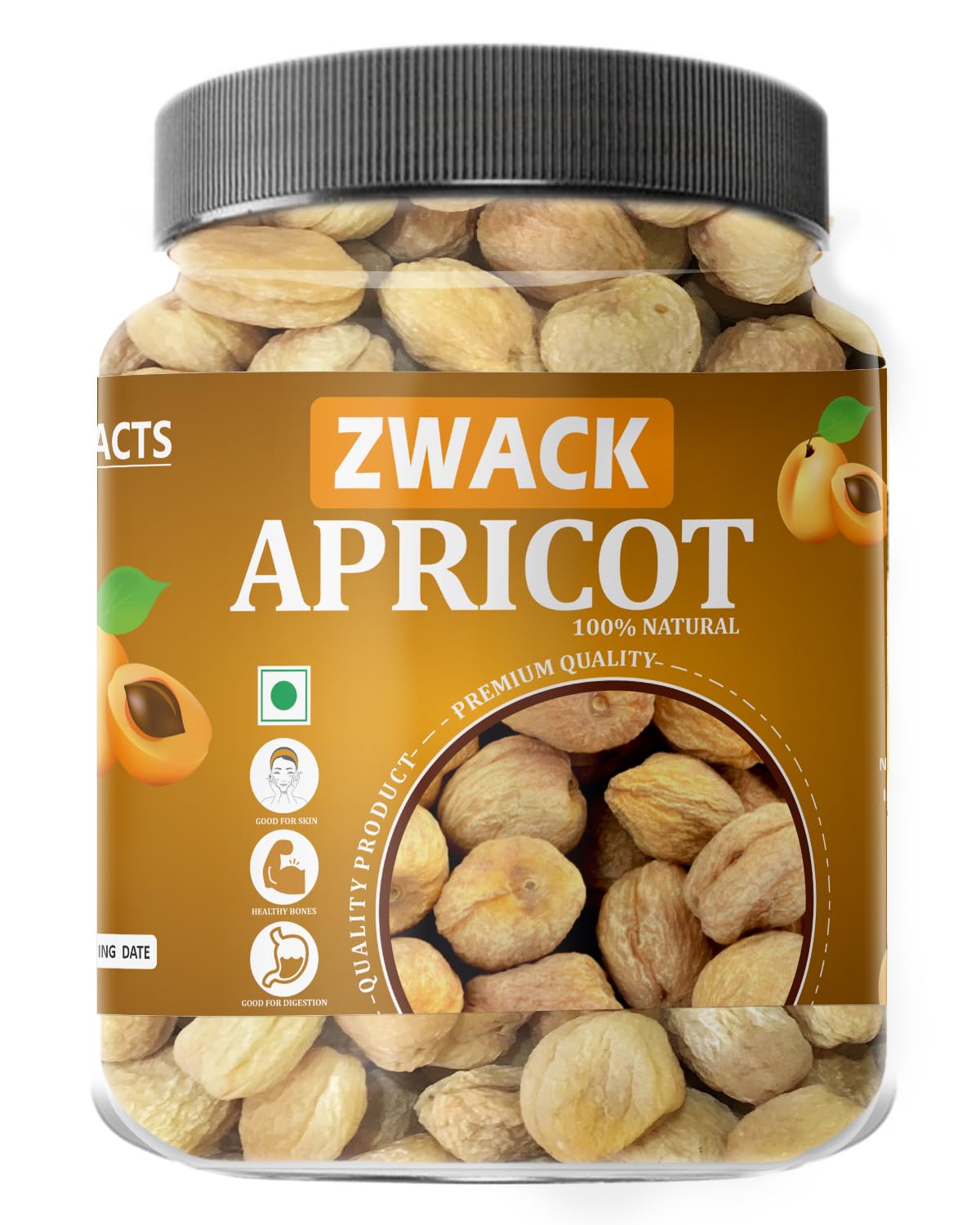 ZWACK Exotics Apricots Dry Fruits | Apricot, Dried Apricot, Dry Fruits, Apricots, Apricot Dry Fruits, Dry Apricot, Dried Apricots, Turkish Apricot, Gluten Free & Sodium Free