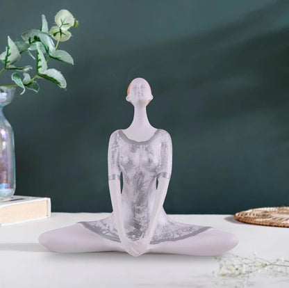 Yoga Lady Home & Office Decor showpiece (y700)