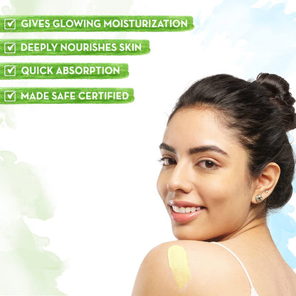Mamaearth Ubtan Nourishing Cold Cream with Turmeric & Saffron | For Glowing Moisturization | Nourishes Skin | 200 g
