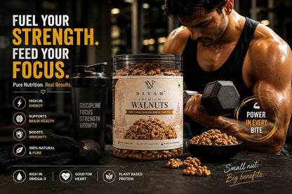 NIVAM Premium Chile Walnuts kernals Without Shell | Akhrot Giri 200gm | Healthy Fats | Protein Rich | Breakfast Snack Vegan | Gluten Free | Omega-3 Rich | Antioxidants | Supports Heart & Brain