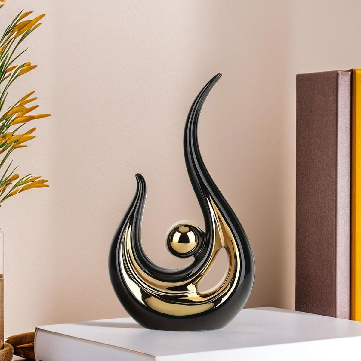 Nostrae Modern Abstract Art Show Pieces for Home Decor Living Room Decorative Items | Cute Showpieces Gift Item for Decor | Center Table Tv Unit Showcase Office Interior Statue Figurines