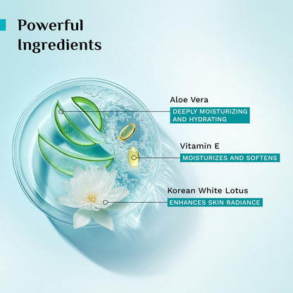 PILGRIM Korean 99% Pure Aloe Vera Gel 200ml with Vitamin E & Vitamin B5 for Face & Hair | Hydrates & Soothes Skin | Conditions & Softens Hair | Free from Parabens, Sulphates, Mineral Oils & Fragrance I For Women and Men