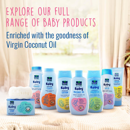 Parachute Advansed Baby Massage Oil for New Born| 100% Virgin Coconut Oil | Clinically Proven for Better Growth| Vitamin E & F| 400 Ml