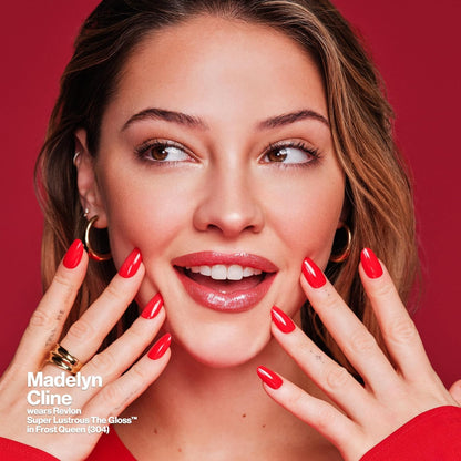 Revlon Super Lustrous The Gloss, Non-Sticky, High Shine Glossy Finish, Lightweight Moisture Enriched With Agave, Moringa Oil Capuacu Butter - Lean In(203), 3.8ml