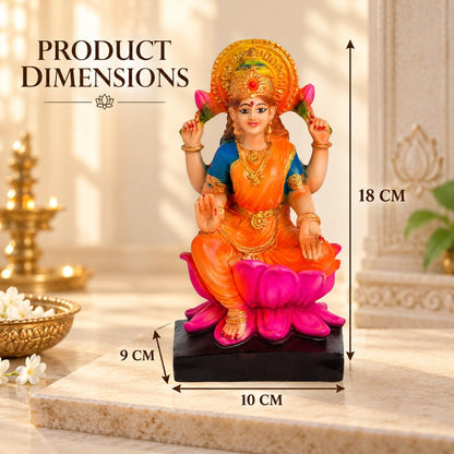 Laxmi Murti Goddess Lakshmi Idol Statue Home Mandir Pooja Room Gift