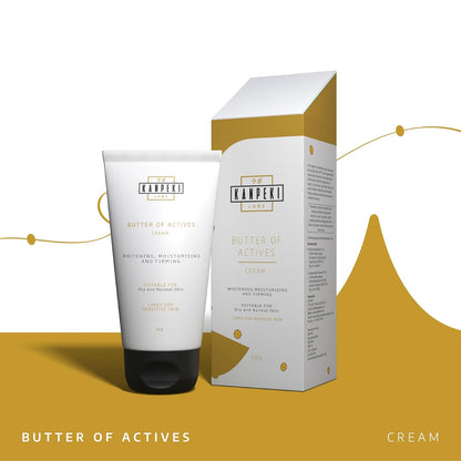 Kanpeki Labs Butter Of Actives Face Cream | Deep Nourishment with Mango, Kokum Butter & Olive Oil | Hydrating, Repairing & Moisturizing Cream for Dry & Normal Skin, 60g