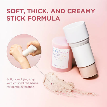 SKIN1004 Madagascar Centella Poremizing Quick Clay Stick Mask 27g – Face Mask with 5 Clays & Red Bean Powder for Pore Care, Oil Control, Blackhead Removal & Skin Soothing Korean Skincare