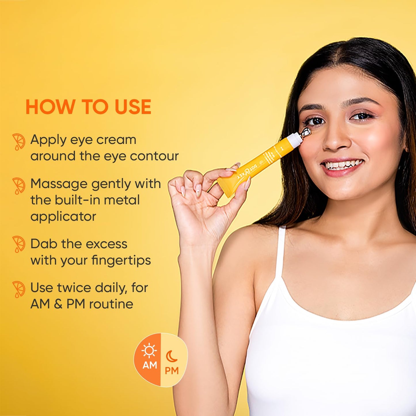 Zephivo Dot & Key Vitamin C + E Super Bright Under Eye Cream | Fades Dark Circles & Pigmentation | Boosts Collages & Skin Firmness | For Glowing Even Toned Skin | Reduces Puffiness | For All Skin Types | 20ml
