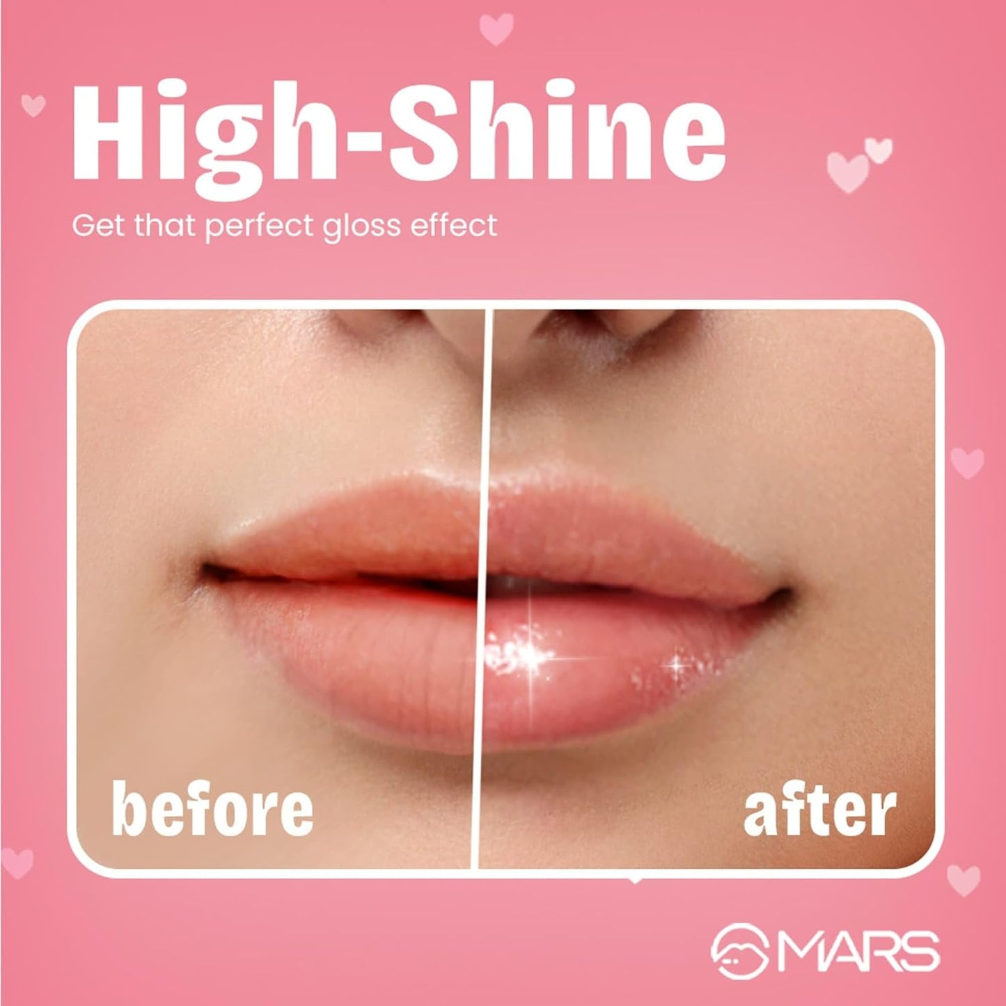 MARS Candylicious Sheer Lip Gloss for Women | Hydrating & High Shine | Lightweight | Non-Sticky | Enriched with Vitamin-E, Hyaluronic Acid & Avocado Ester (4.0ml) (08-CHERRY COLA)