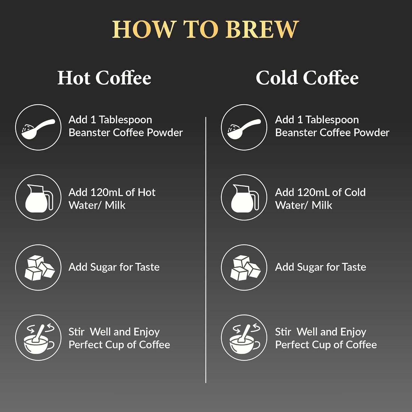 The Beanster Company 100% Arabica Butterscotch Delight Instant Coffee, 50g