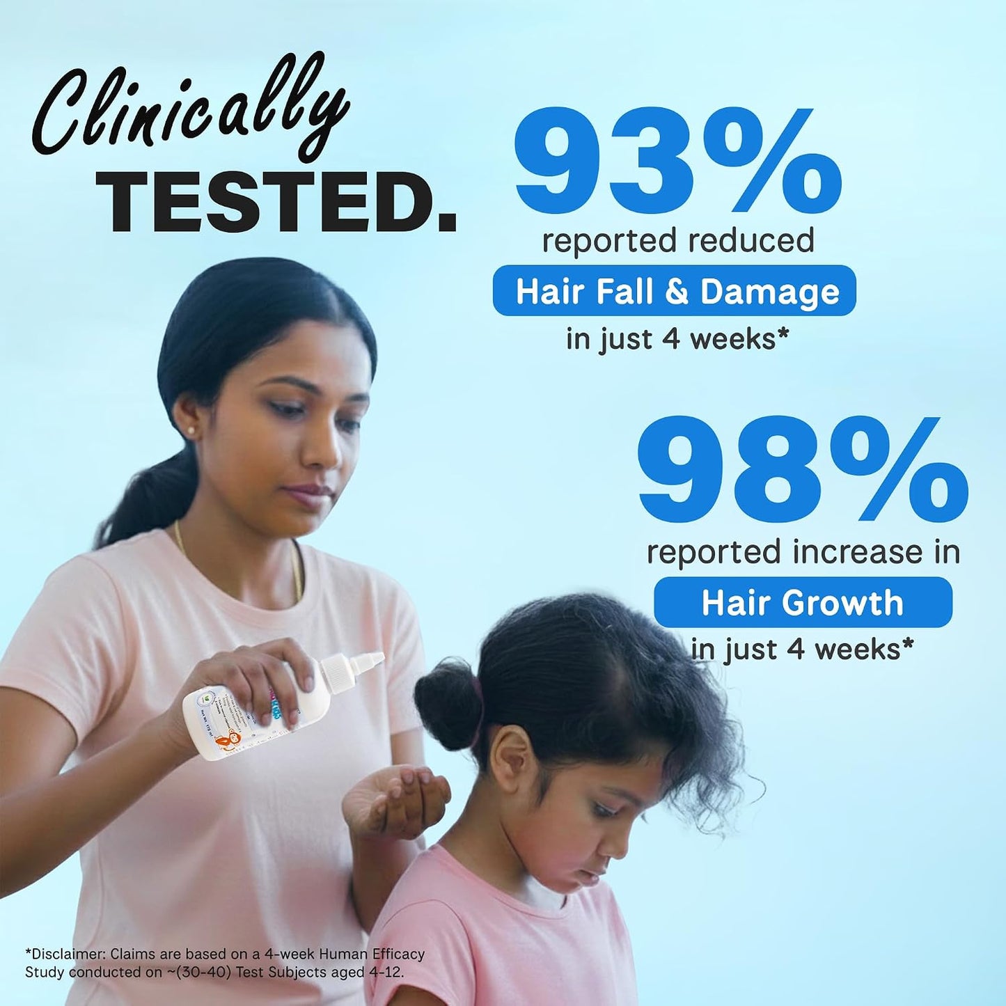 Simply Kids Hair Oil 175ml | For Ages 4-12 | Almond, Wheat Germ & Jatamansi | Nourishes Hair & Scalp | SLS & Paraben Free | Dermatologically Tested | For Sensitive Skin