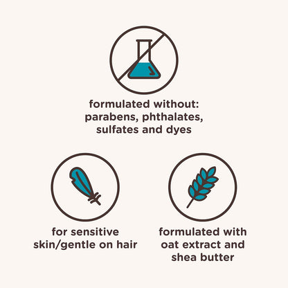 Aveeno Baby Kids Curly Hair Conditioner With Oat Extract & Shea Butter, Gently Nourishes & Hydrates For Defined Curls, Tear-Free & Suitable For Sensitive Skin, Hypoallergenic, 12 Fl. Oz, 1 Count