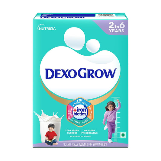 Nutritious Milk Drink for 2-6 year Old Kids with IRON BIOTICS, Zero Added Sucrose - 400g BIB