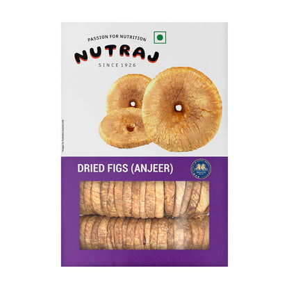 Nutraj ‎Afghani Anjeer Dried 250g Pack | Figs | Dry Fruits | Nuts | Grocery Items