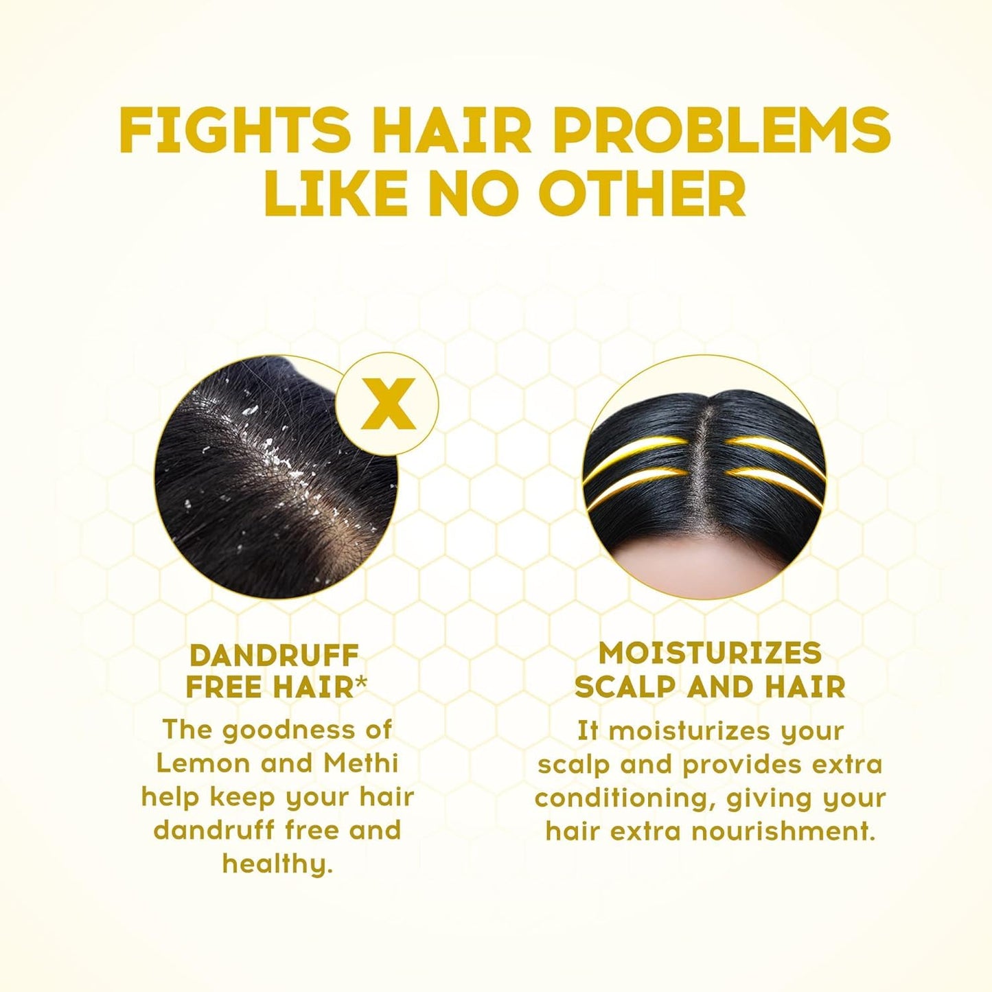Dabur Vatika Lemon Anti-Dandruff Shampoo - 1 L | Reduces Dandruff from 1st Wash | Moisturises Scalp | Provides Gentle Cleansing, Conditioning & Nourishment to Hair