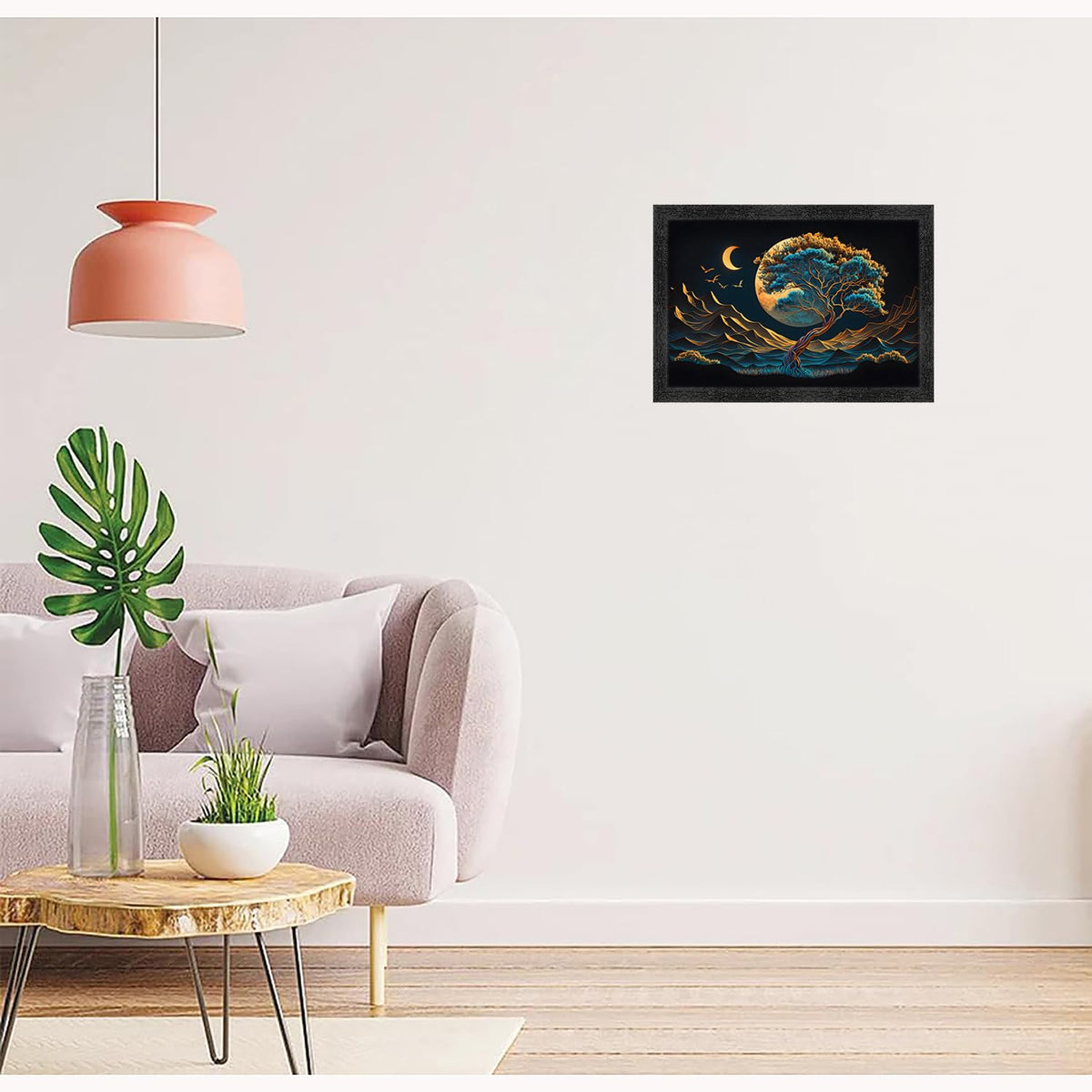 3d Scenery Paintings for Living room | 3d Painting wall decoration | 3d Photo Frame for wall decoration - 22786 (14x20 Inch)