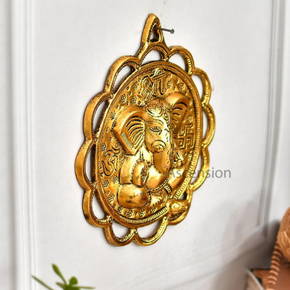 Ganesh Ganesha Ganpati Showpiece Main Door Hangings for Home Décor Decoration and Gift Purpose Diwali Gifts, Pooja, Temple All Hanging Siddhi Vinayak Ganesha Wall Decor Showpiece