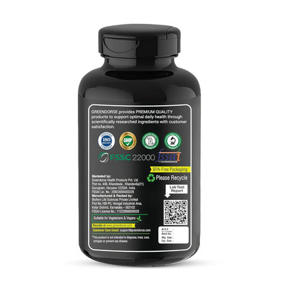 GREENDORSE TestoSUPREME Testosterone Supplement with Tongkat Ali, Ashwagandha, Cistanche, Horny Goatweed, Tribulus, Mucuna pruriens & Ginseng| Lab Tested Powerful Supplement for Men to Improve Performance, Muscle Strength, Stamina - 60 Veg Capsules