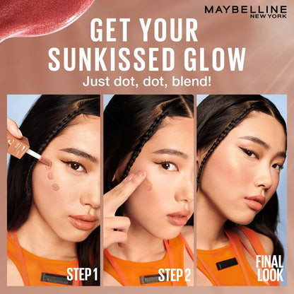 Maybelline New York Sunkisser Highlighter + Blush, 09 Midnight Shimmer | 4.7 g