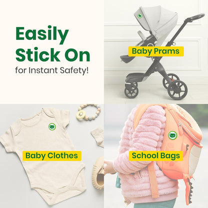 Mother Sparsh 100% All Natural Mosquito Repellent Patches for Babies with 12hr. Protection | With Citronella, Lemongrass & Eucalyptus Oil Protects from Dengue, Malaria, Chikunguniya (24 Patches)