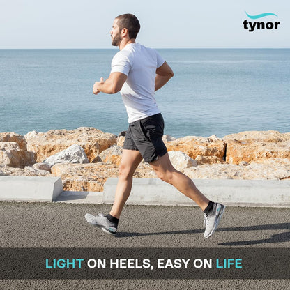 Tynor Heel Cushion Silicone, White, 1 Pair