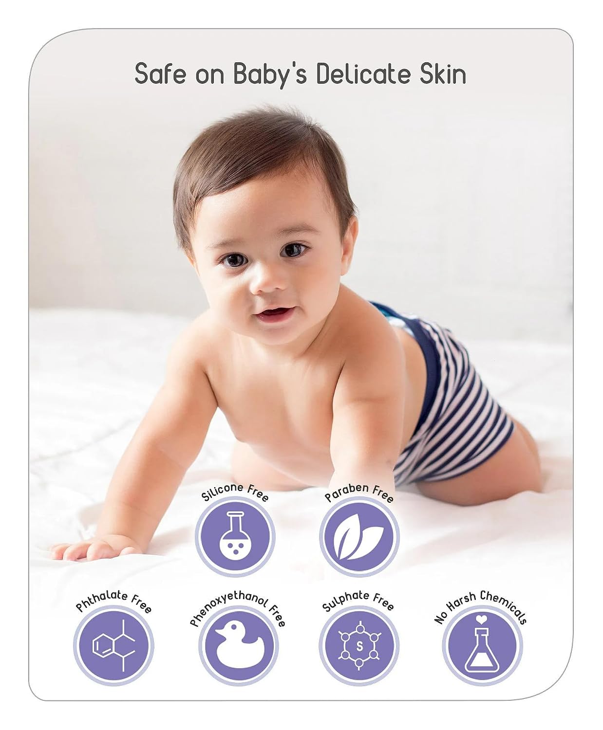 Babyhug Milk Protein Formula Daily Moisturising Milky Lotion Mild & Gentle Formula For Newborn Baby - 400 ml