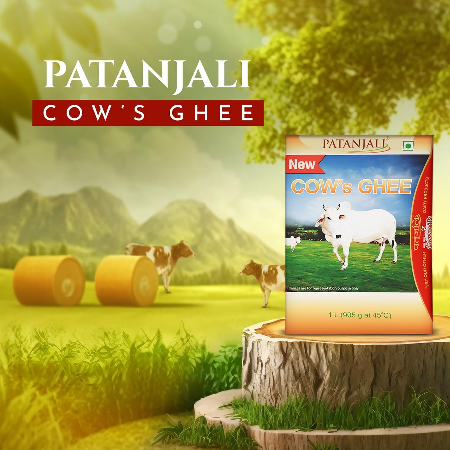 Patanjali Cow's Ghee, 1L(1 kg)