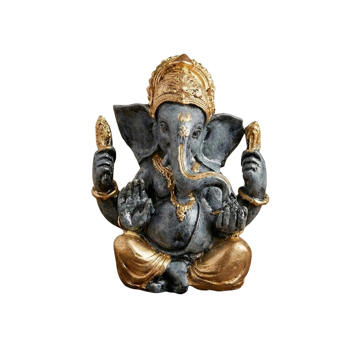 eCraftIndia Lord Ganesha Idol for Home Decor Living Room Office Pooja Room Car Dashboard | Gift for Diwali Housewarming Birthday