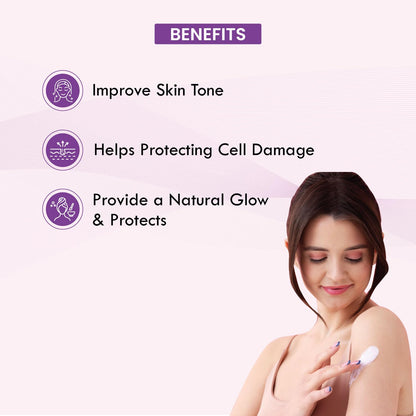 Kozicare Cream Saffron Body Lotion For All Skin Types | Shea Butter Body Lotion, Niacinamide & Kojic Acid Body Lotion | Reduce Dryness & Flakiness | Soft, Supple & Moisturize Skin - 200 Ml