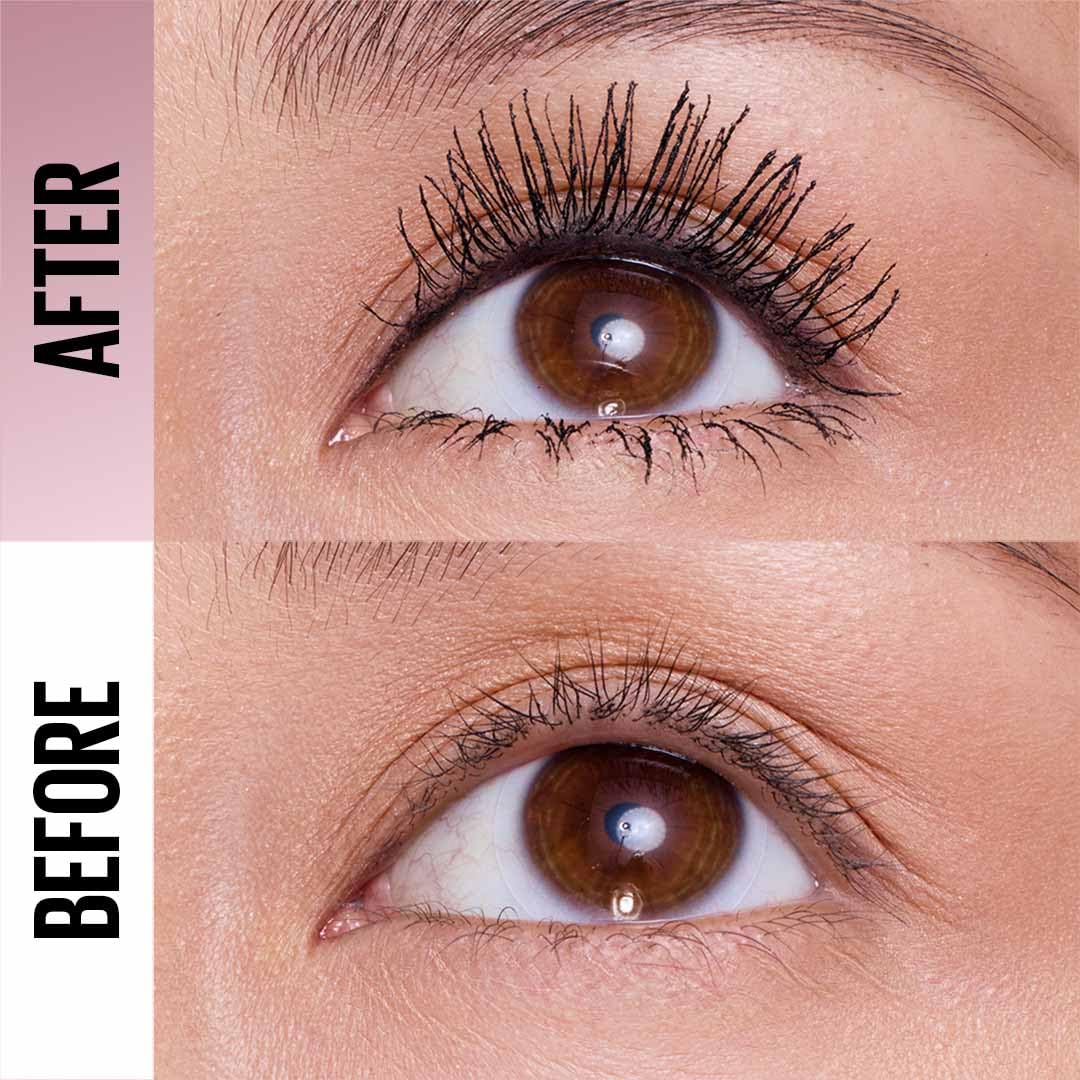 Maybelline Lash Sensational Sky Tubes Tubing Mascara, Very Black | Extension-Like Length, Conditioning with Shea Butter + Castor Oil, 7ml