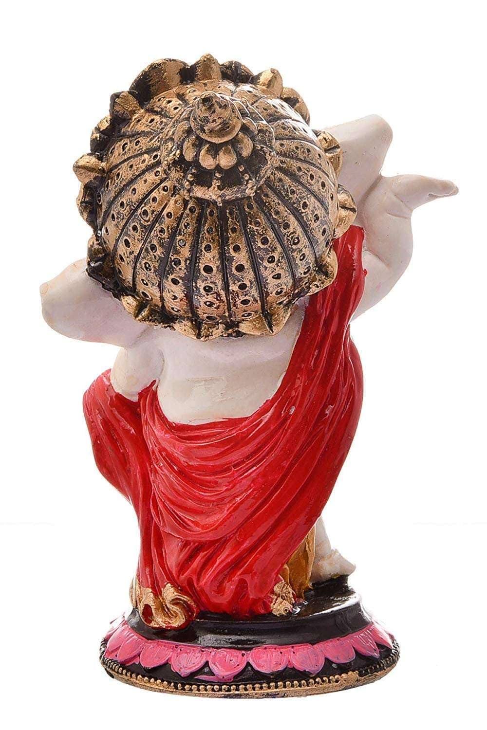 Handcrafted Resin Dancing Ganesh Idol Showpiece for Home Decor Office Table Temple Spiritual Gift Figurine Decorative Statue